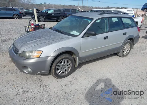 2005 Subaru Outback 2.5I из США, поврежденный, VIN 4S4BP61C857383373